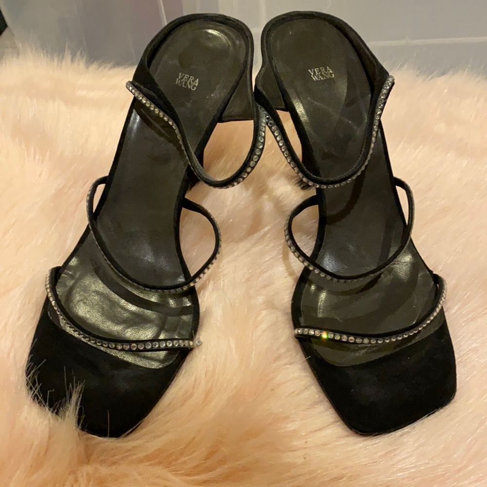Vera Wang crystal sandal